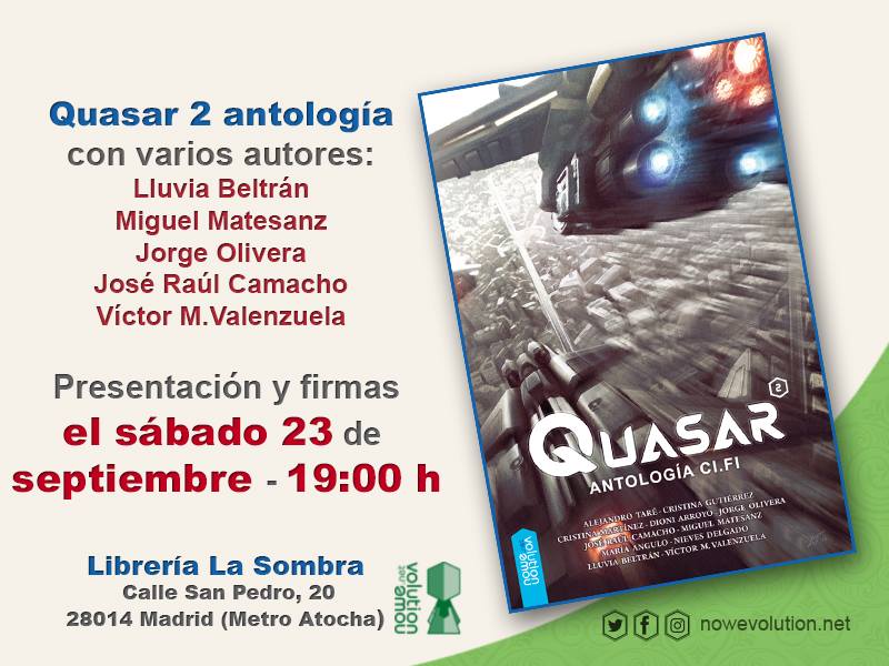 Cartel presentación Quasar 2